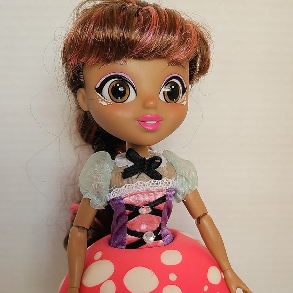 Fidgie Friends Fairy Garden Doll with Pink Dress - Picture 2 of 8